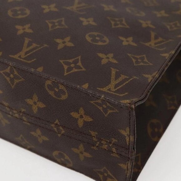 LOUIS VUITTON Monogram Sac Plat Hand Bag M51140 LV Auth 143141 - Picture 2 of 16